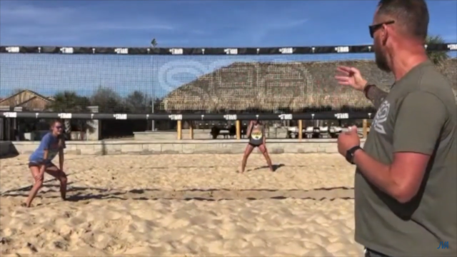 Beach Volleyball: Training a Defensive Base